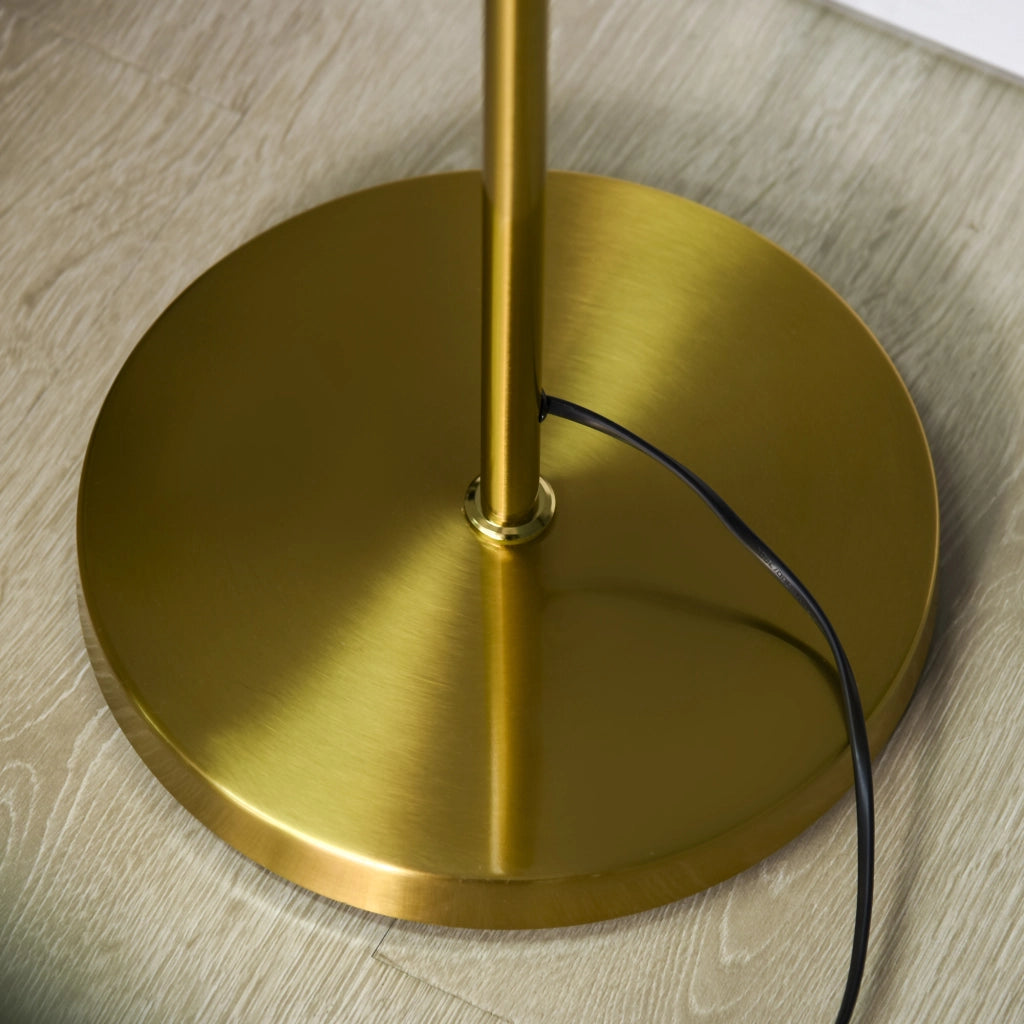 Lampada da terra moderna in ferro con 3 diffusori in vetro, 169 cm, attacco E27