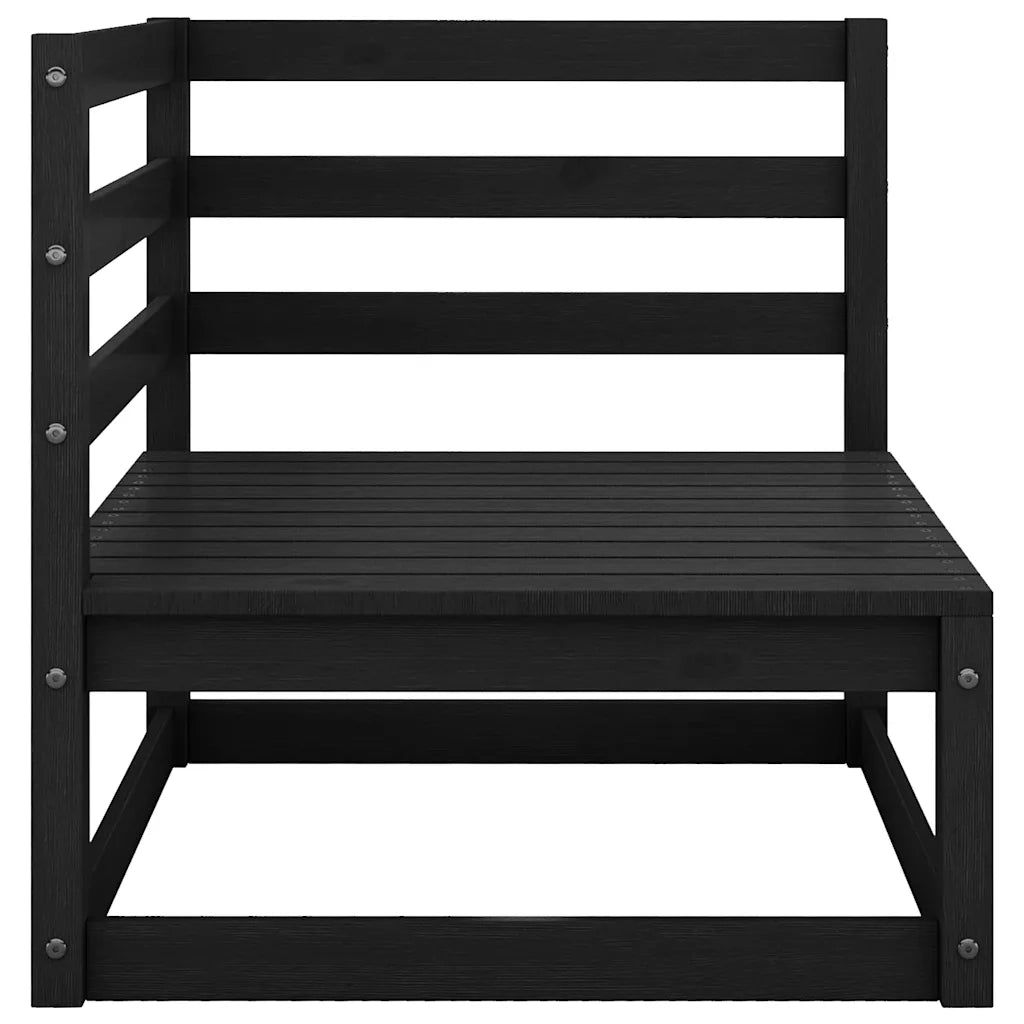 Salotto da Giardino-Set Divani da Giardino2 pz con Cuscini Massello di Pino Nero