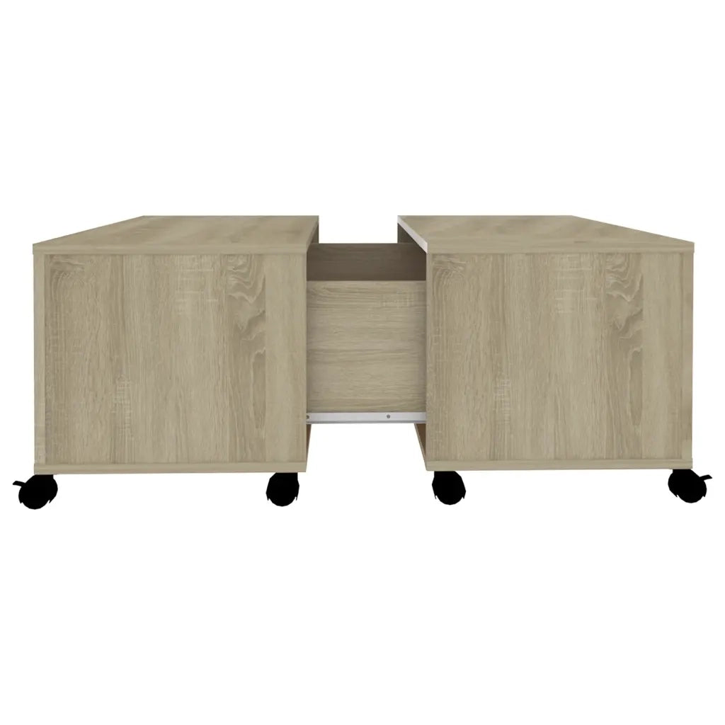 Tavolino da CaffÃ¨ Rovere Sonoma 75x75x38 cm in Truciolato