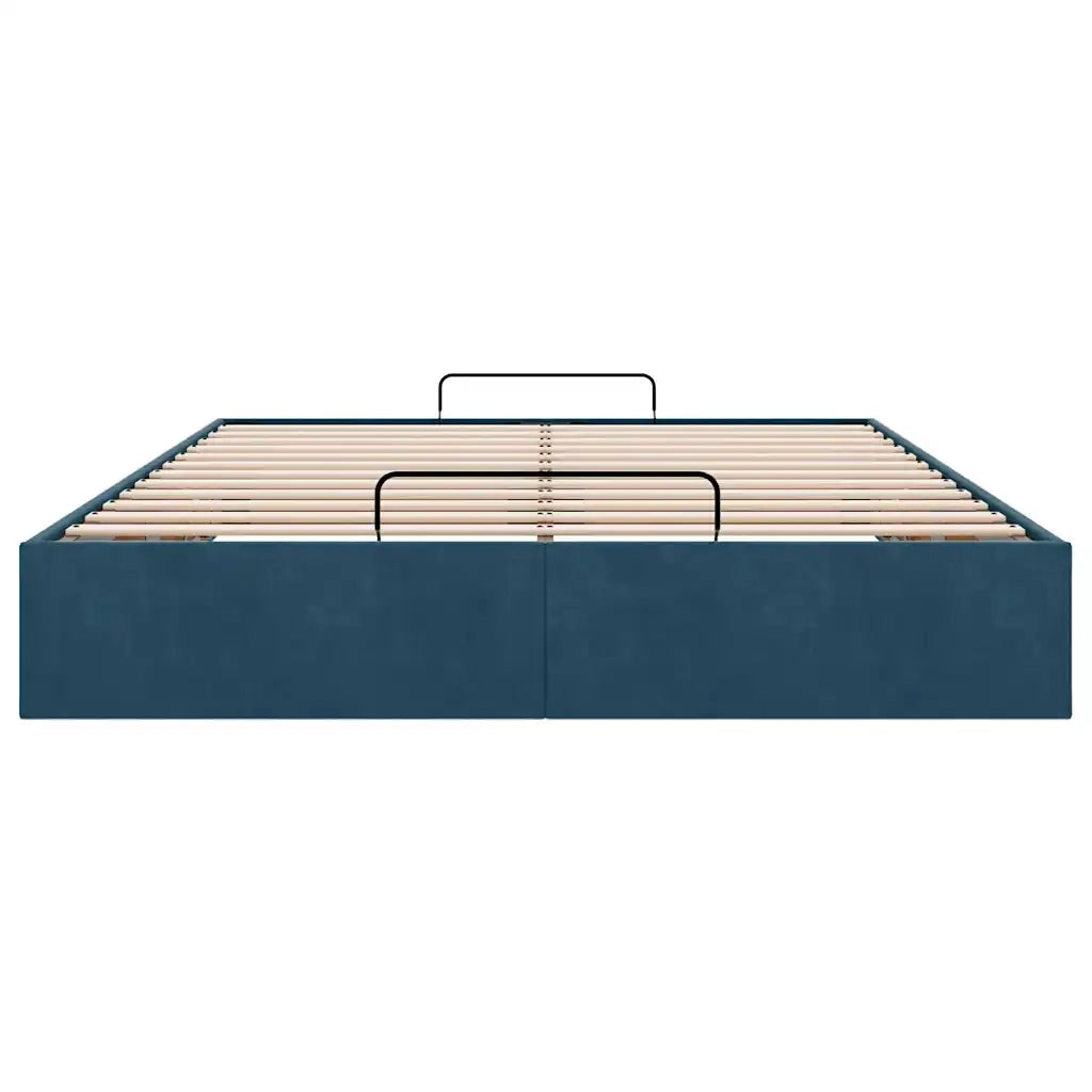 Struttura Letto Pouf senza Materasso 140x200 cm in Velluto 3310971