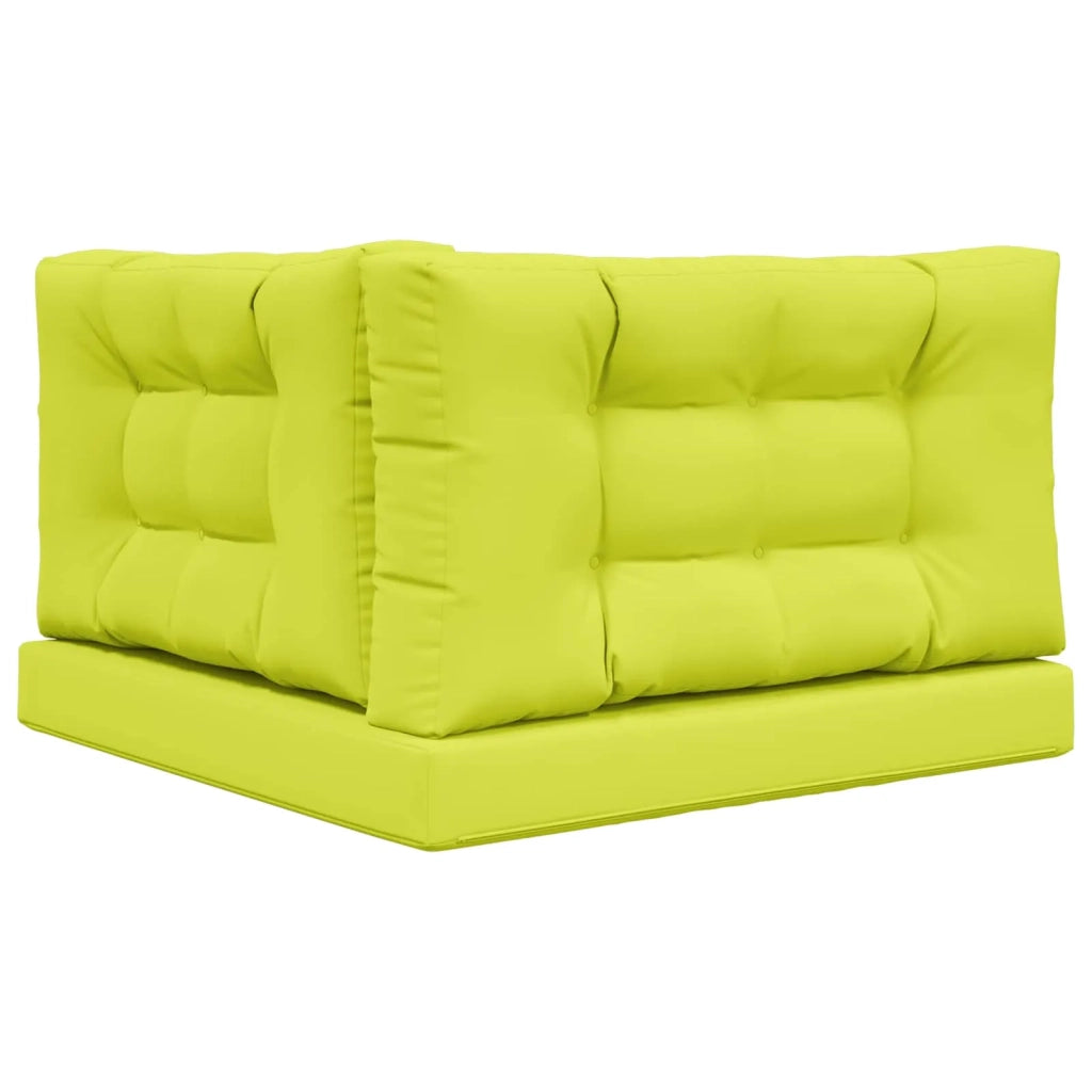 Cuscino per divano da esterno 3 pcs Verde Poliestere 900885