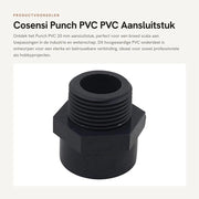Adattatore PVC per tubi con diametro interno 20 mm