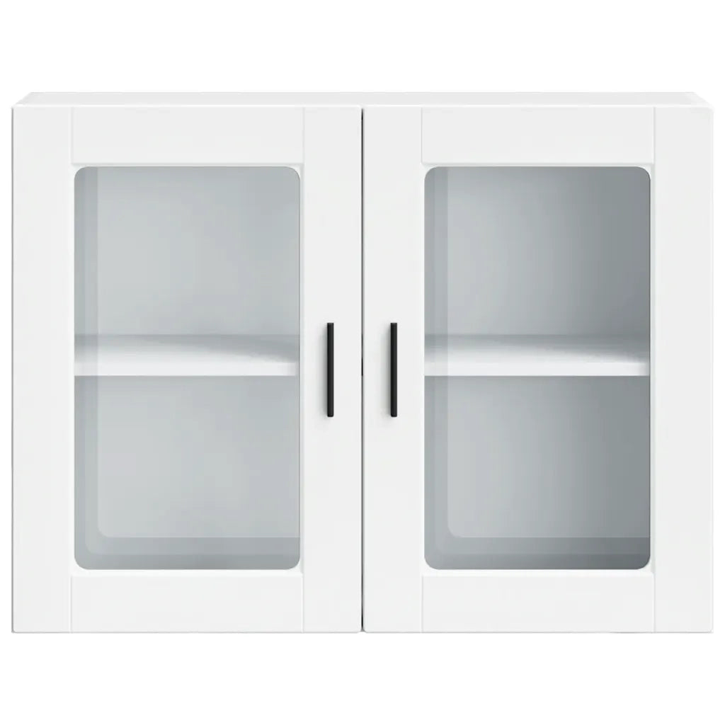 Pensile da Cucina con Porta in Vetro Porto Bianco 854087