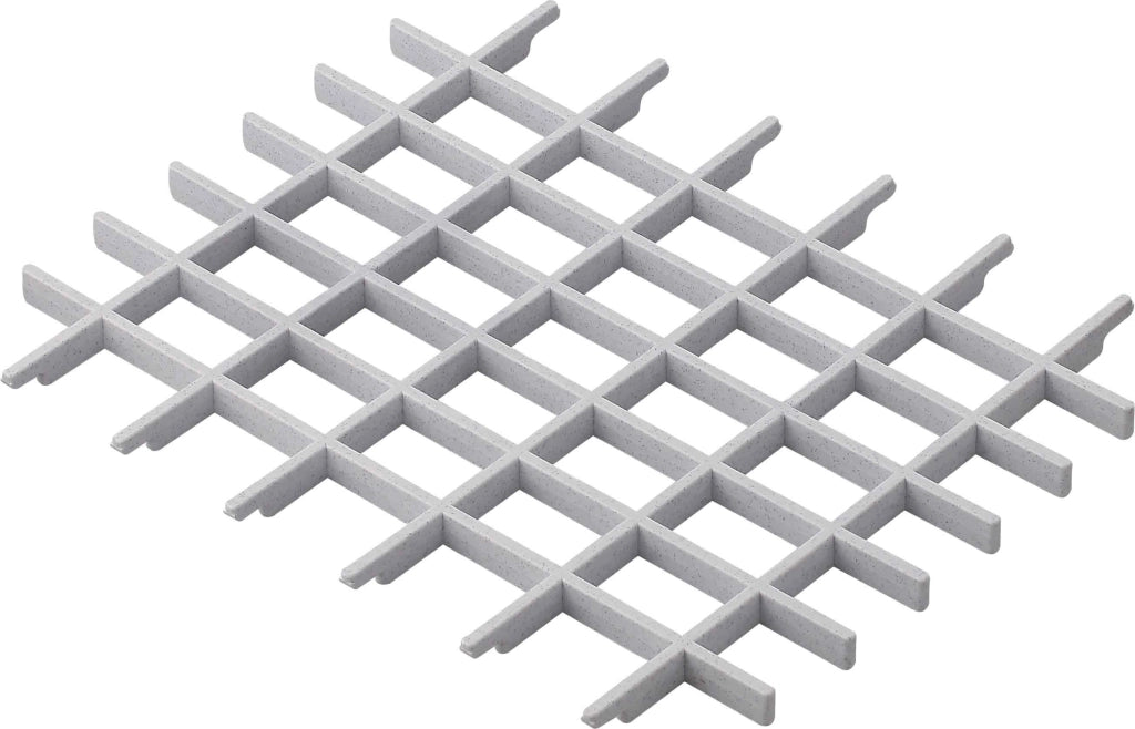 PILOZZO da muro in PP - Dim: 50 cm - Completo di GRIGLIA appoggiatutto - CR - Colore: MARMO BIANCO