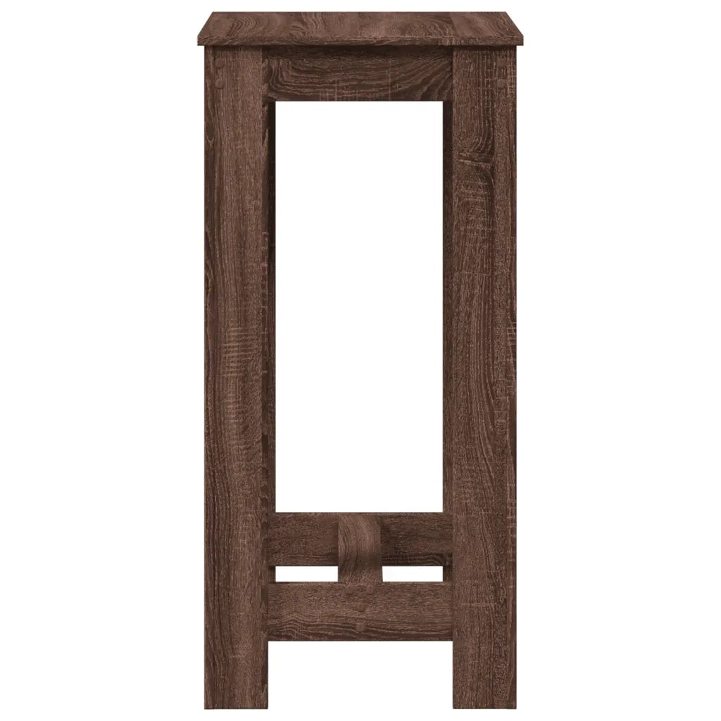 vidaXL Tavolo da Bar Rovere Marrone 51x50x103,5 cm in Truciolato