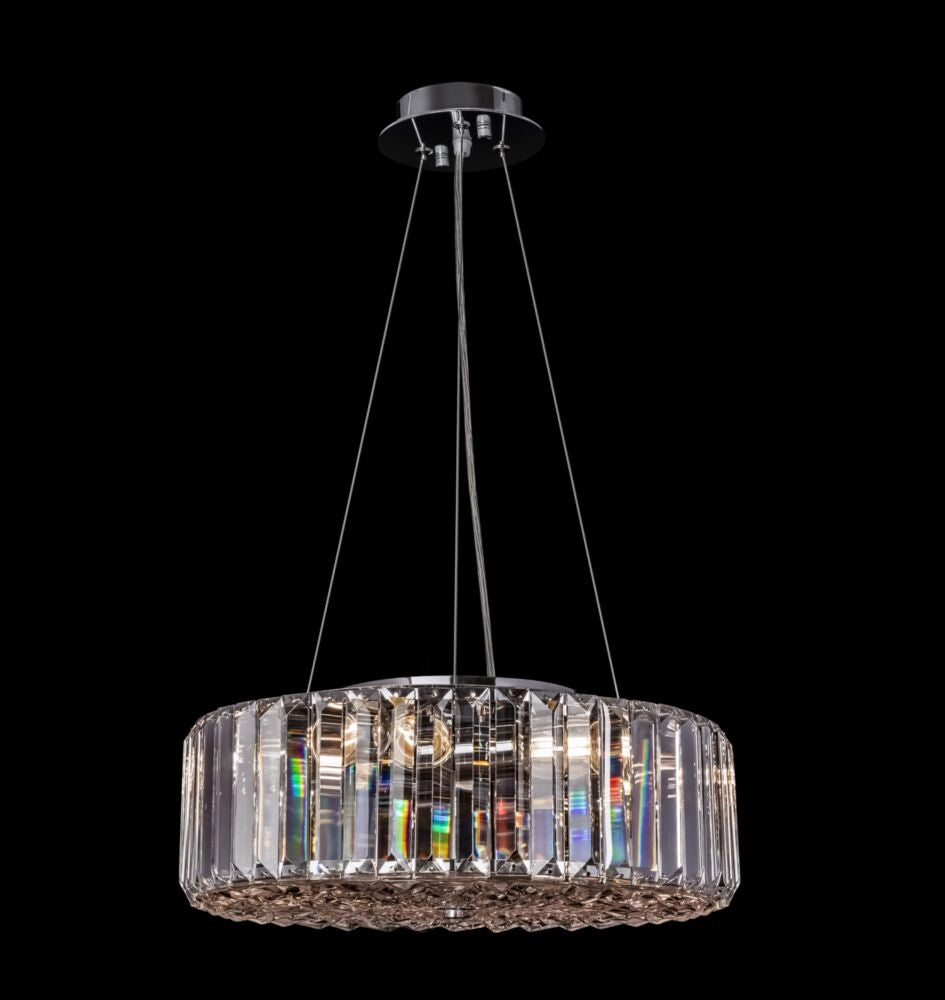 Plafoniera cristallo cromata Maytoni Recinto 6xE27 40cm
