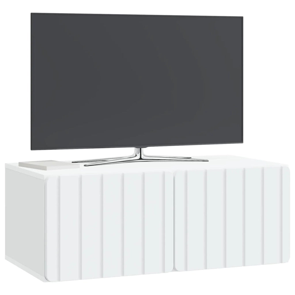 Mobile Porta TV da Muro Bianco 78,5 x 41 x 30 cm 898345