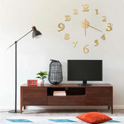 Orologio da Parete 3D Design Moderno Oro 100 cm XXL 325151