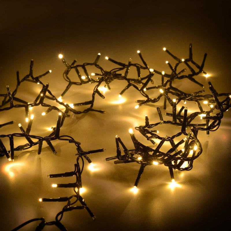 Luce filo 500 led bianco caldo luce fissa cm 1000 al. fissa uso esterno