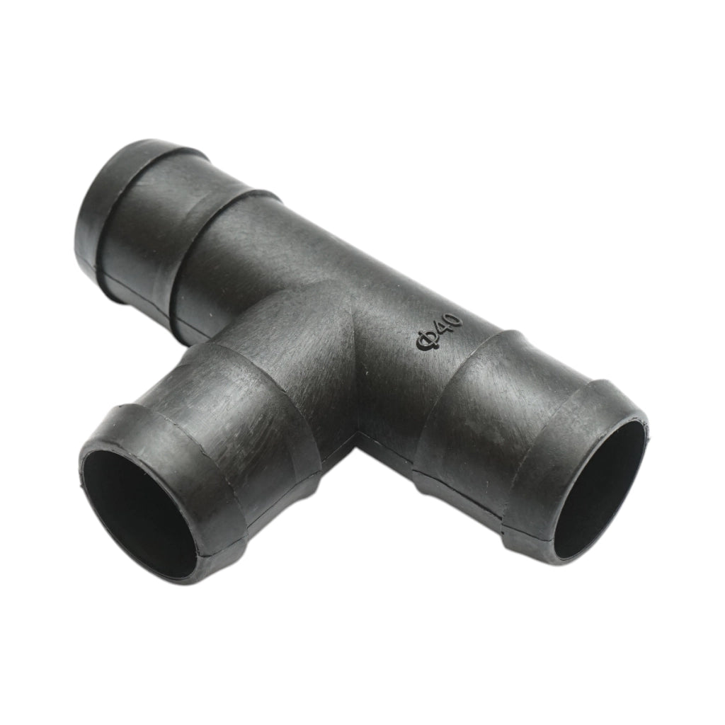 Raccordo a T per tubo flessibile 40x40x40mm per impianti di irrigazione