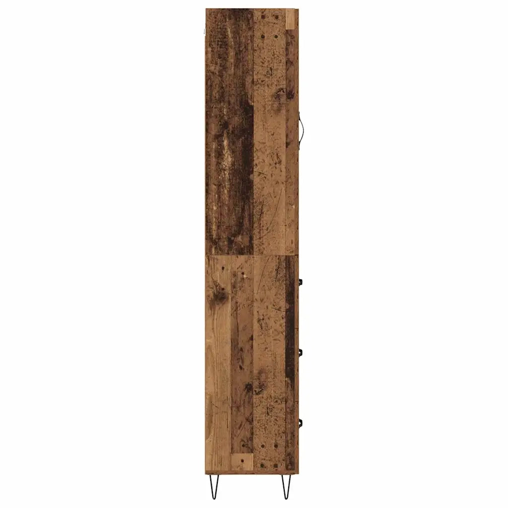 Credenza Legno vecchio 34,5 x 34 x 90 cm Legno multistrato