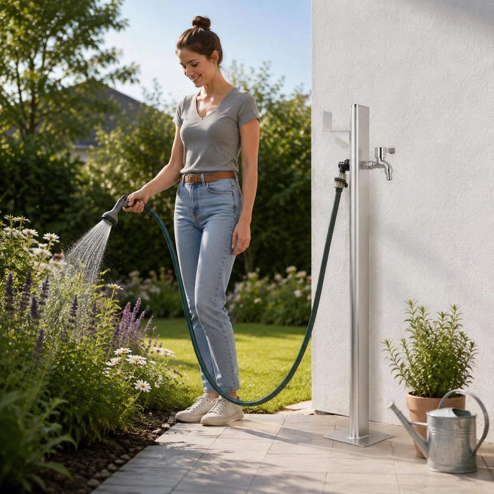 Garden Water Column, Aluminum, 95 Cm