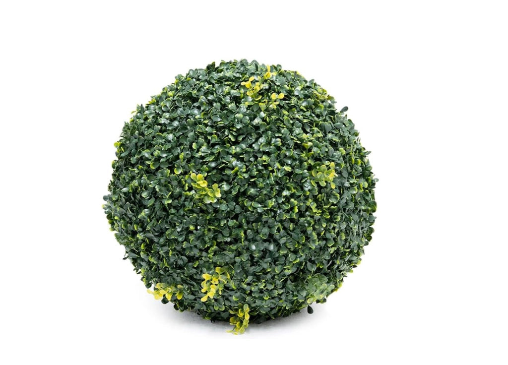 Sfera Erba Sempreverde Palla Decorativa Verde Artificiale Esterno Interno - Diametro 38cm - Verde