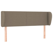 Testiera | Testata ad Orecchio Tortora 147x23x78/88 cm in Tessuto
