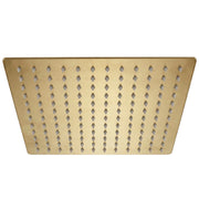 Soffione Doccia Quadrato Rea Js-p015bg 30cm Brush Gold