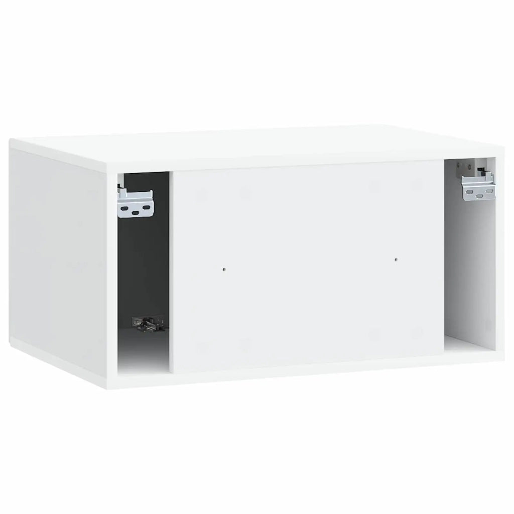 Mobile Porta TV da Muro Bianco 59,5 x 41 x 30 cm 898165