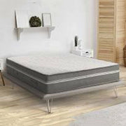 Amomali, Materasso Matrimoniale Sfoderabile Made in Italy, 190x160x32h cm Grigio