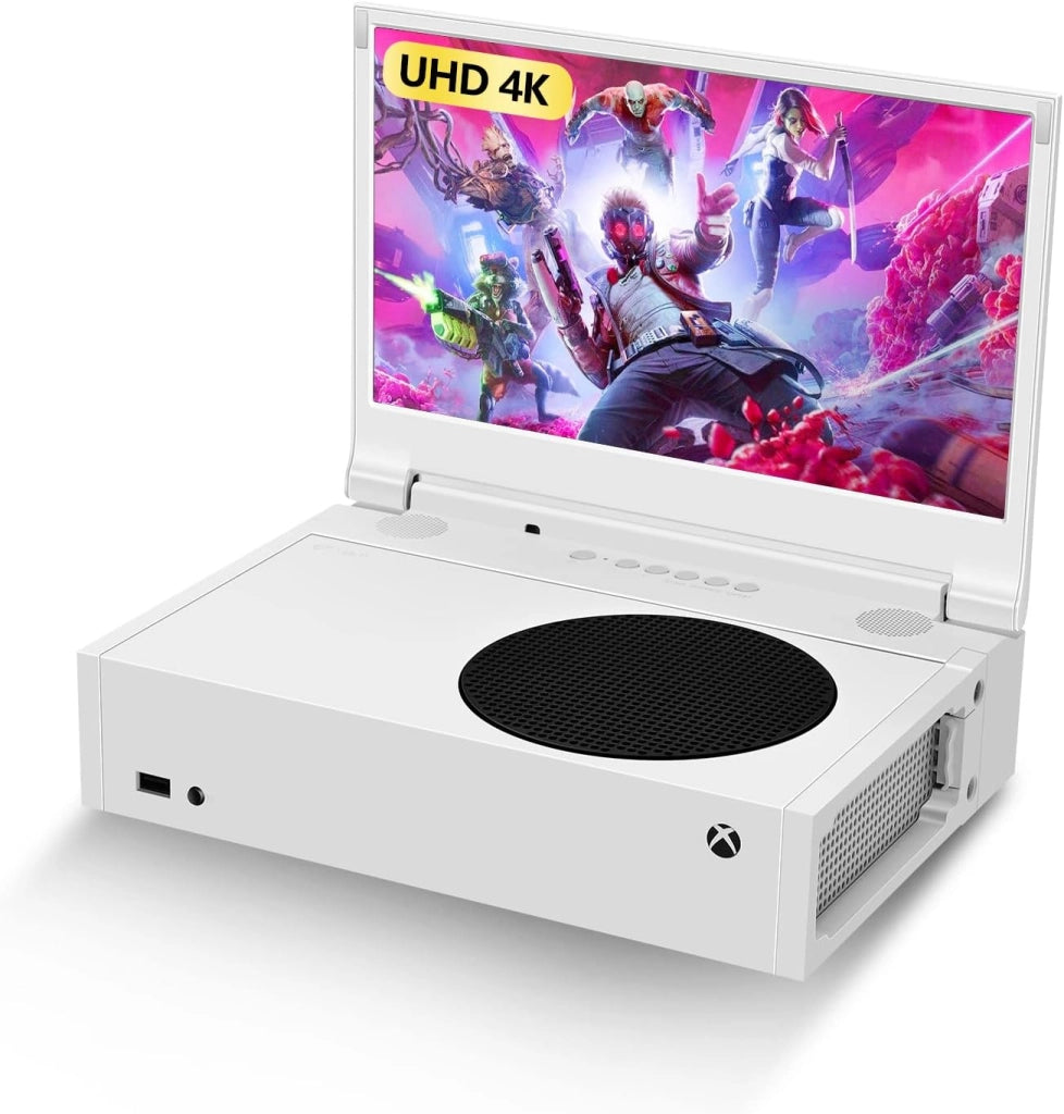 Monitor portatile da 15,6" per Xbox Series S, schermo portatile da 165 Hz 2K IPS per Xbox Series S, monitor da viaggio per Xbox Series S con due altoparlanti, due HDMI, HDR, Freesync, modalità