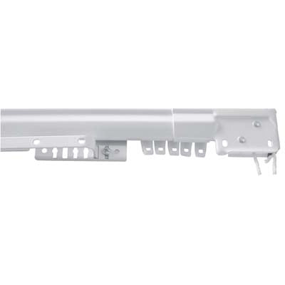 SCORRITENDA ESTENSIBILE - ACCIAIO VERN BIANCO CM  72/122- 2 pezzi