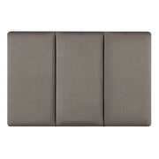 Set di 3 cuscini da parete in velluto 60 x 30 cm grigio scuro 03_0010625