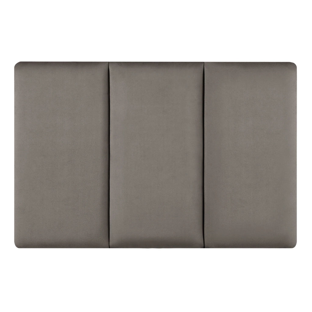 Set di 3 cuscini da parete in velluto 60 x 30 cm grigio scuro 03_0010625