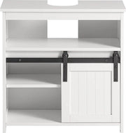 Cassettiera da bagno - Mobili da bagno - Cassettiera da bagno - Cassetta da lavabo - Bianca - MDF - 62 x 60 x 30 cm
