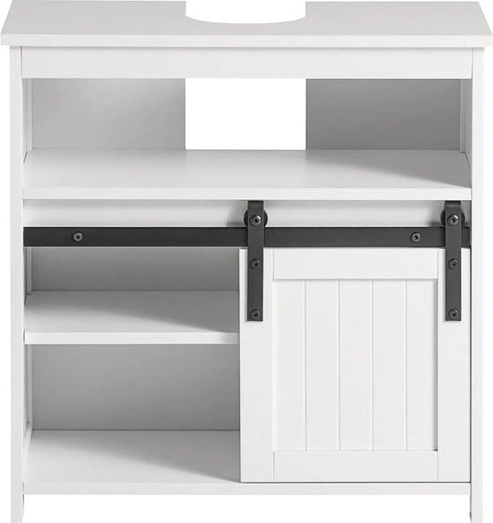 Cassettiera da bagno - Mobili da bagno - Cassettiera da bagno - Cassetta da lavabo - Bianca - MDF - 62 x 60 x 30 cm