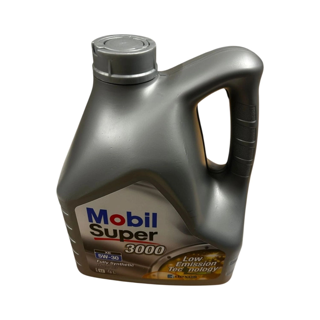 OLIO LUBRIFICANTE PER MOTORI MOBIL SUPER 5W-30 BENZIA E DIESEL 3000 4LT