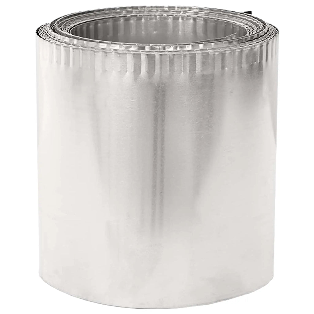 Bordura per Prato 10 m x 20 cm Acciaio zincato Argento 42030384