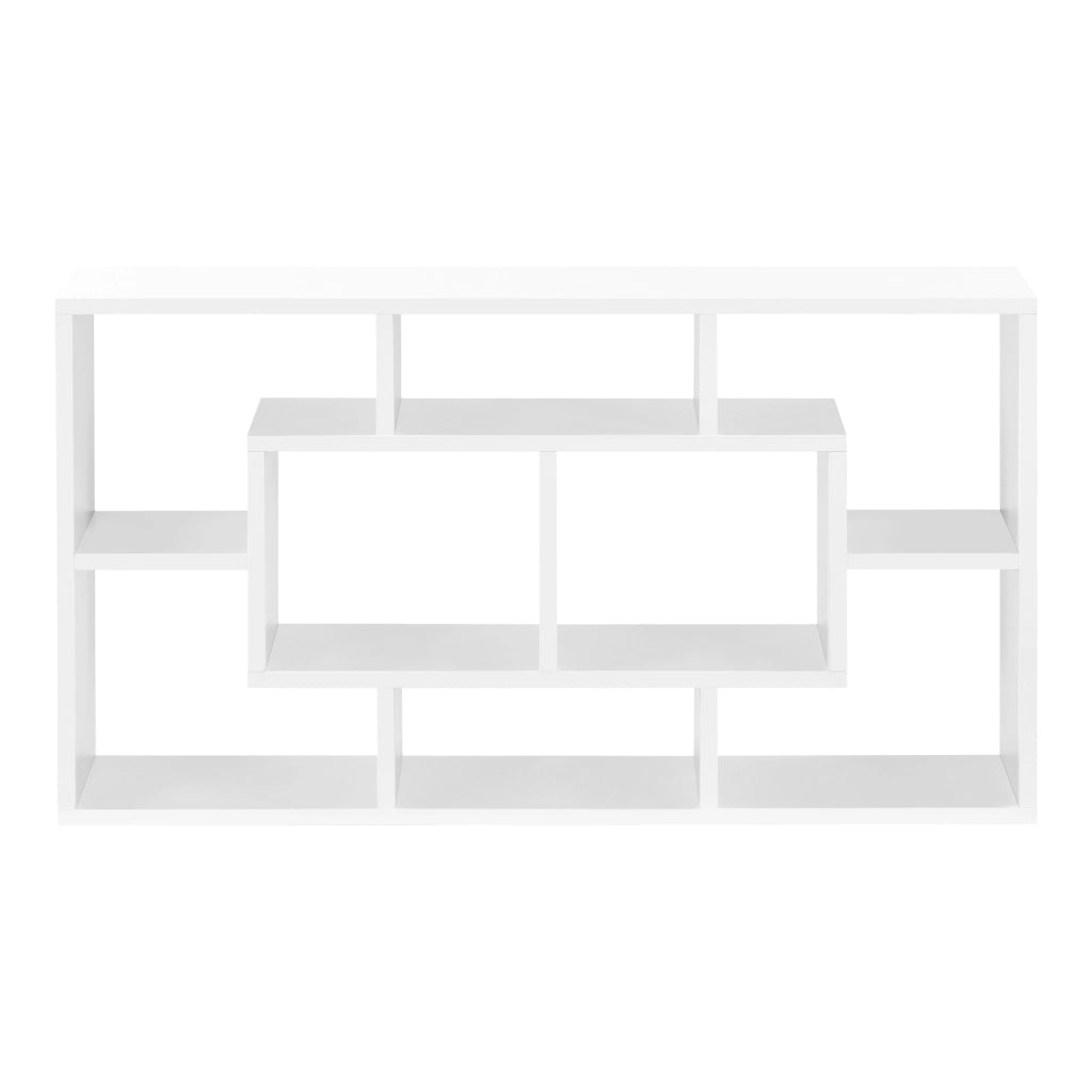 Mensola da Parete Saputit a 8 Scomparti Aperti 85 x 16 x 48 cm - Bianco [en.casa]