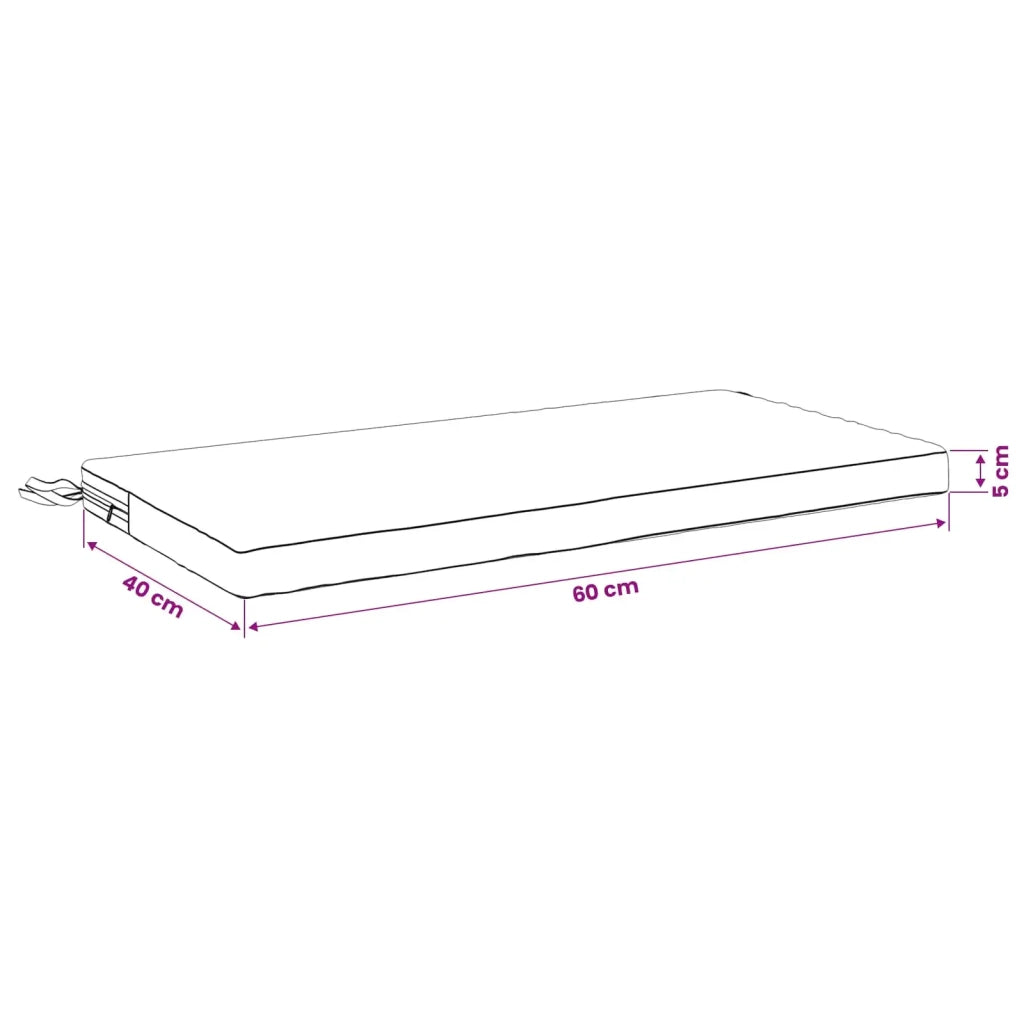 Cuscino per panchina SOEST 100% Poliestere Bianco 948622