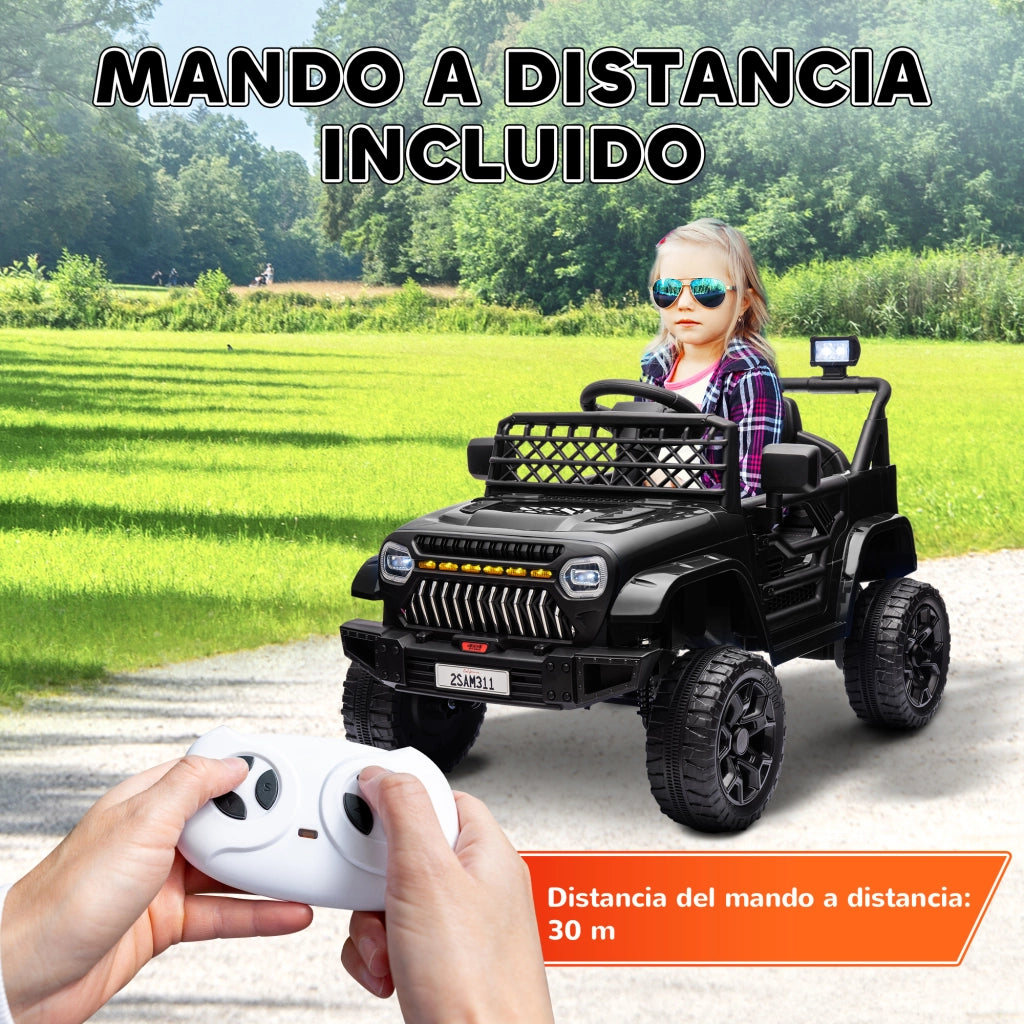 Auto Elettrica per Bambini con Telecomando ¨C zephmum ¨C Nero