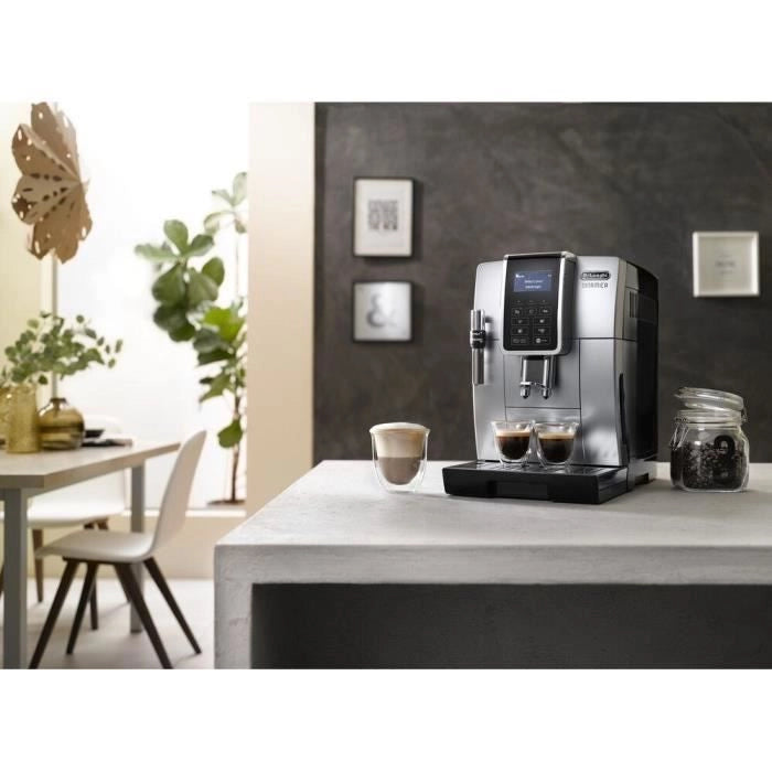 DELONGHI ECAM 350.35.SB Macinacaffè DINAMICA Screen 4 ricette - Argento