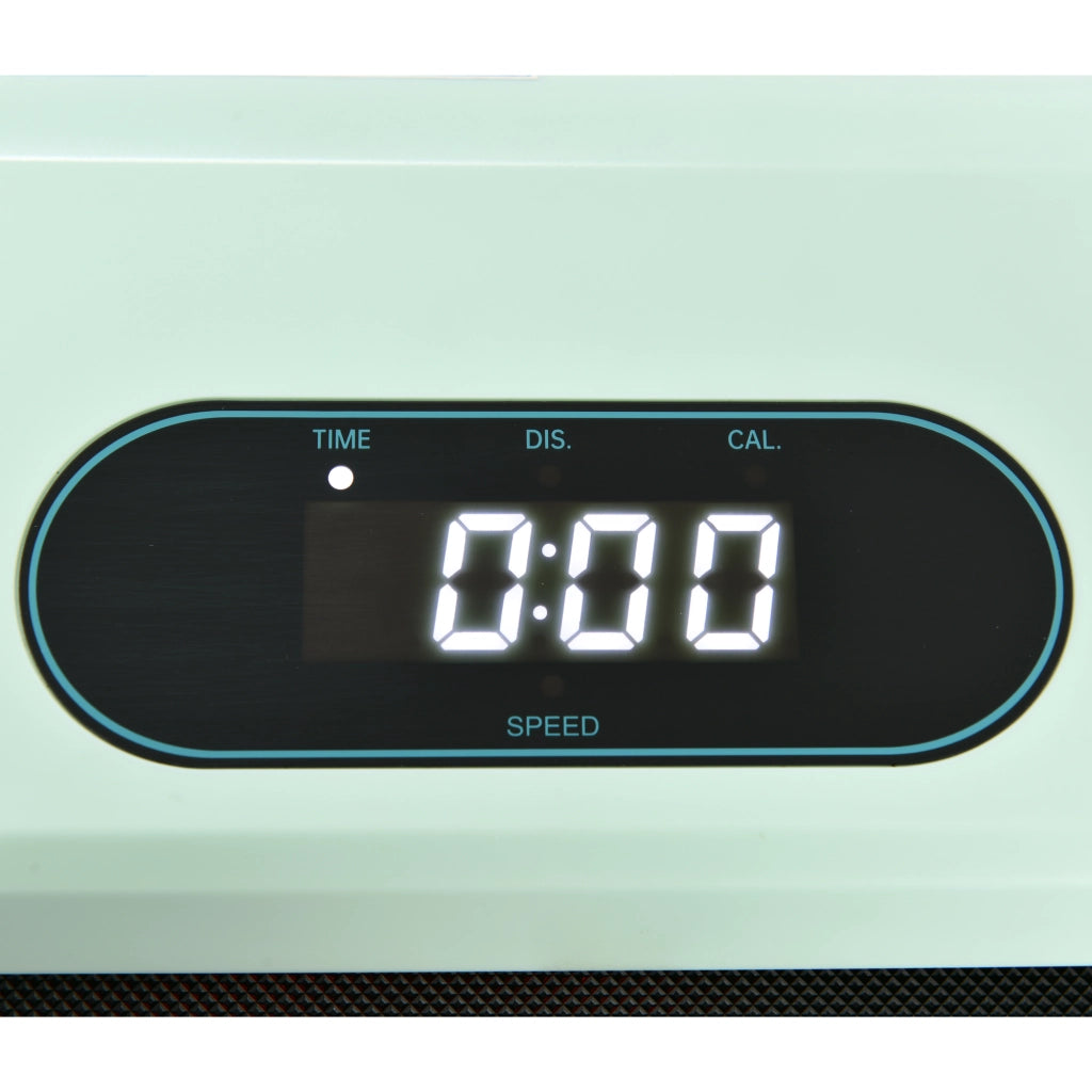 Tapis Roulant 2 in 1 Verde 1-6 km/h con Bluetooth, Display LED, Telecomando e Portata 90 kg