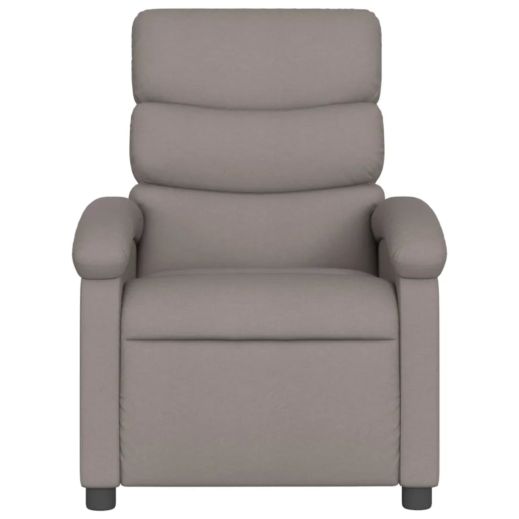 Poltrona Elettrica Reclinabile Tortora in Tessuto 3203962