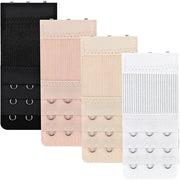 Estensioni seno 4-pack - 3 grucce/3 righe - Cintura morbida/comfortevole - Chiusura regolabile - Poliestere/acciaio inox