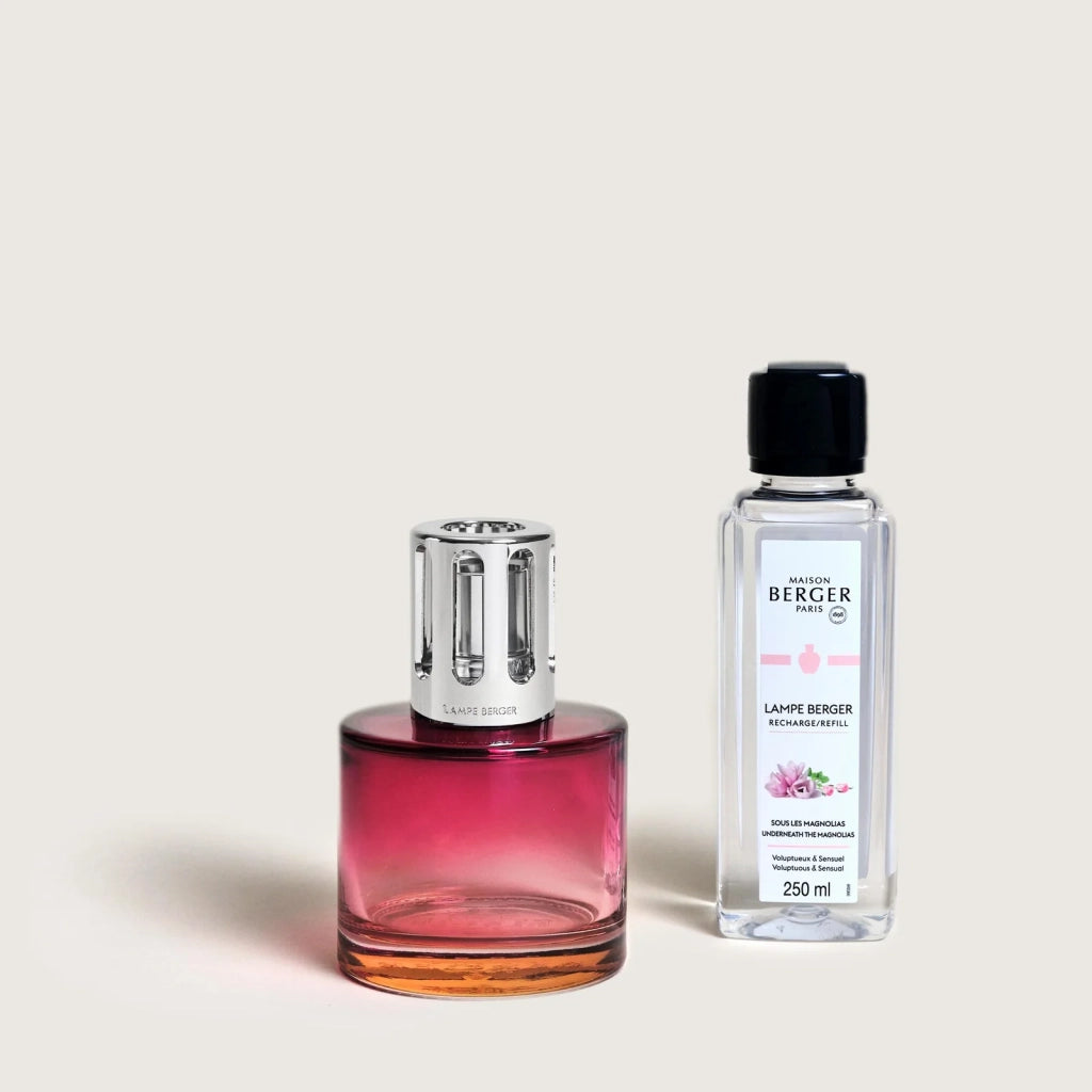 Lampada Catalitica Maison Berger Cofanetto Pure + 250 ml Caresse de Coton Colore: Prugna