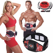 Trade Shop - Gym Form Abs A Round Pro Fascia Elettrostimolatore Cintura Dimagrante Addominali -    S-m