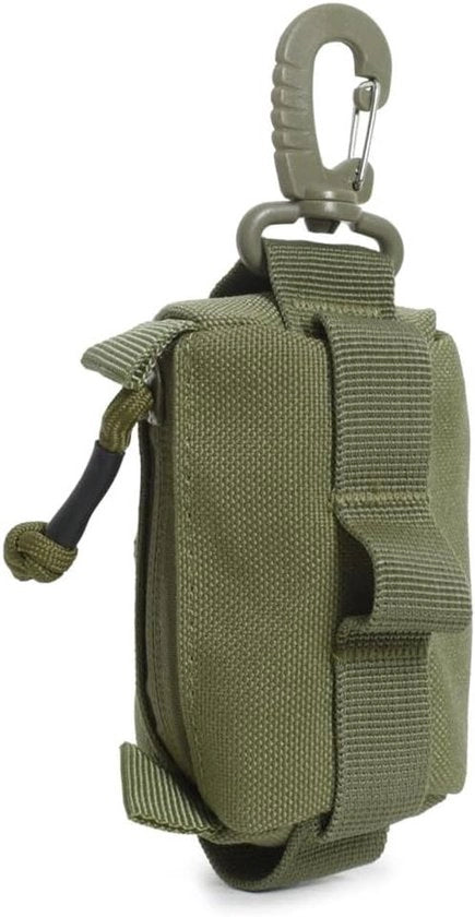 Borsa di Utilizzo Miniatura con Molle per Uomo Donna Campeggio Escursione Viaggio colore Verde Classico
