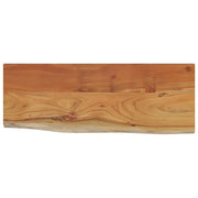 Piano Tavolo | Mensola a Muro 80x30x2,5cm Rettangolare Legno Acacia Bordi Vivi