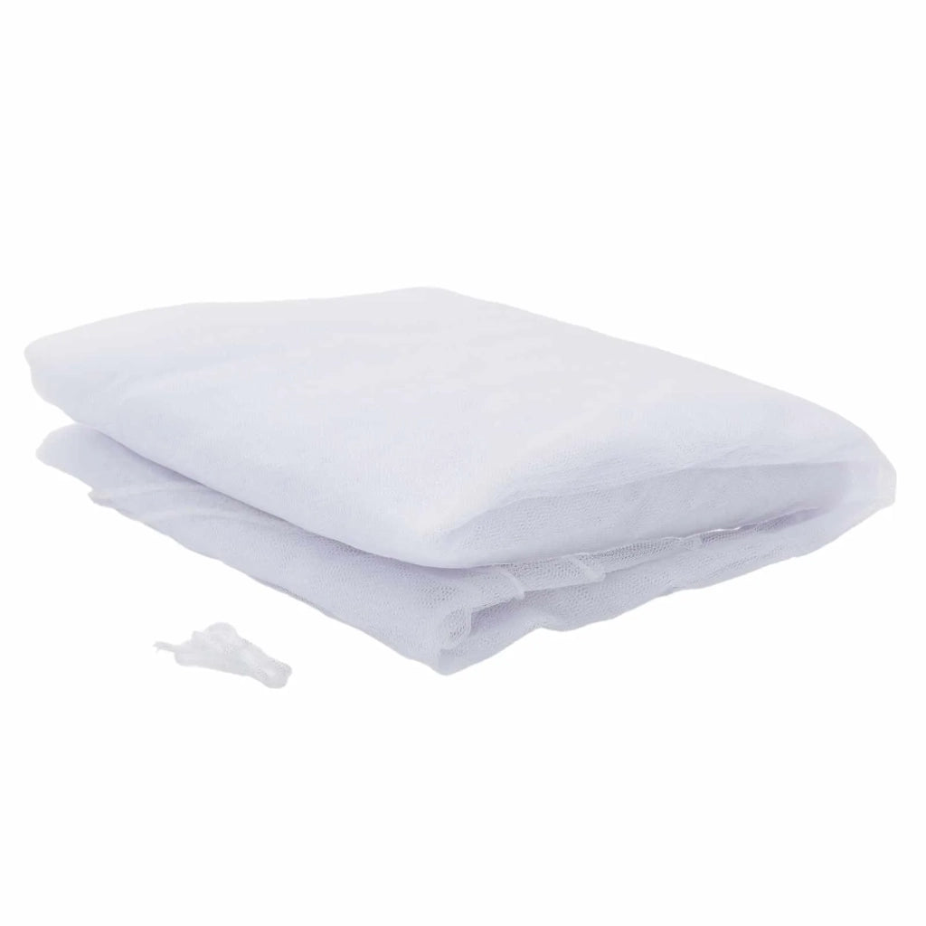 Zanzariera per letto 156 maglia 3 pcs Bianco Poliestere 42033561