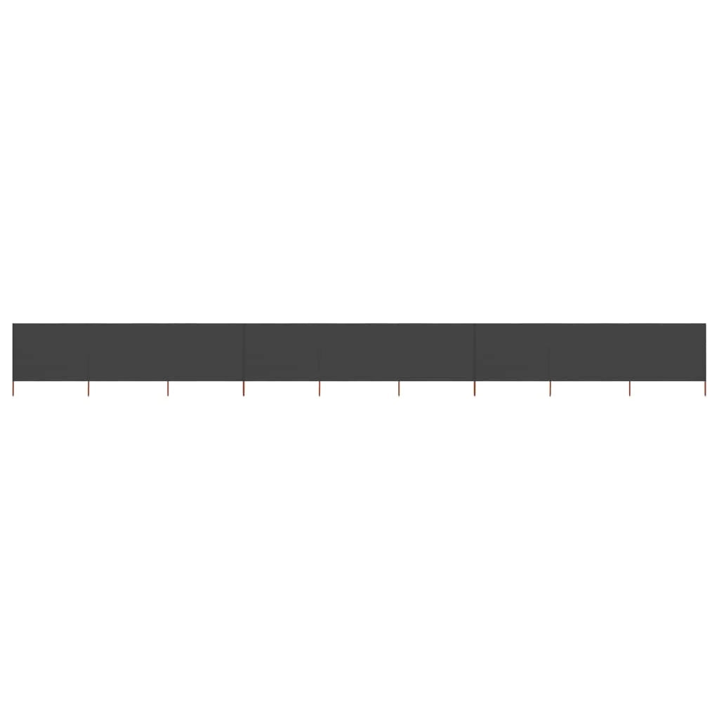 Schermo per la privacy 9 pannelli in tessuto 1200 x 160 cm antracite 02_0008860