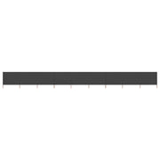 Schermo per la privacy 9 pannelli in tessuto 1200 x 160 cm antracite 02_0008860