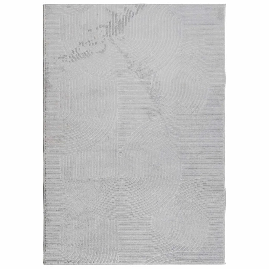 Tappeto IZA a Pelo Corto Aspetto Scandinavo Grigio 160x230 cmcod mxl 111458