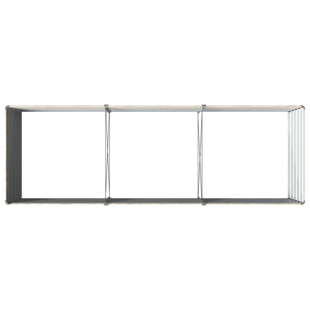 Letto rialzato da giardino Marrone legno 240 x 80 x 55 cm 8006405