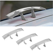 Kit Spoiler Mini 3PCS - Spoiler Wing Universale a Carbonio - Textura in Fibra di Carbonio - Accessori Auto - Plastica ABS Duratura - Dimensione 16,5CM - Spoiler Auto