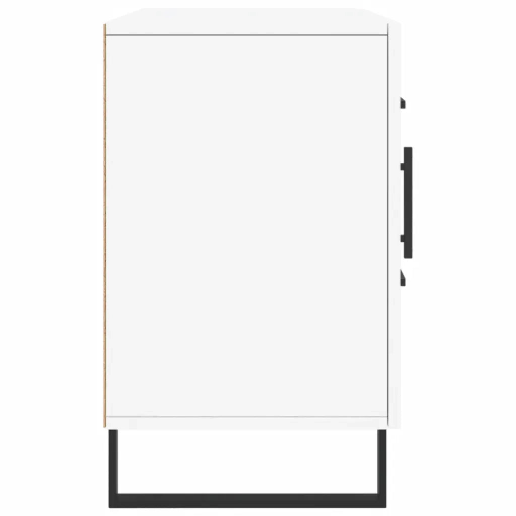 Credenza-Buffet-Armadio da cucina Bianca 100x36x60 cm in Legno Multistrato 321815