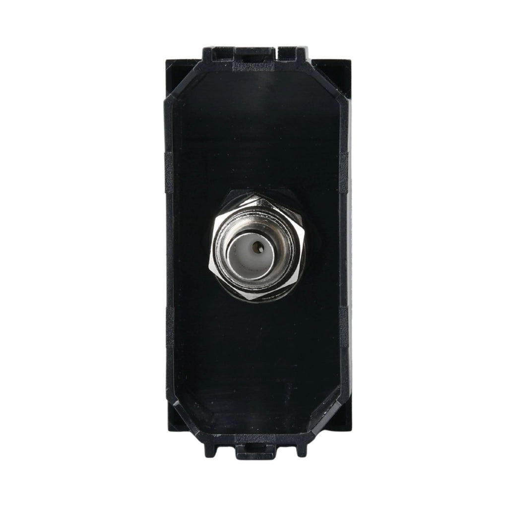 Presa TV SAT A Vite Satellitare Tipo F MBL Nero 1M Compatibile Bticino Living International BLN2252
