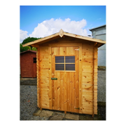 Casetta in legno per esterni con Pavimento, Sistema Block House, perline spessore 16mm  articolo BLOCK120-16  110042