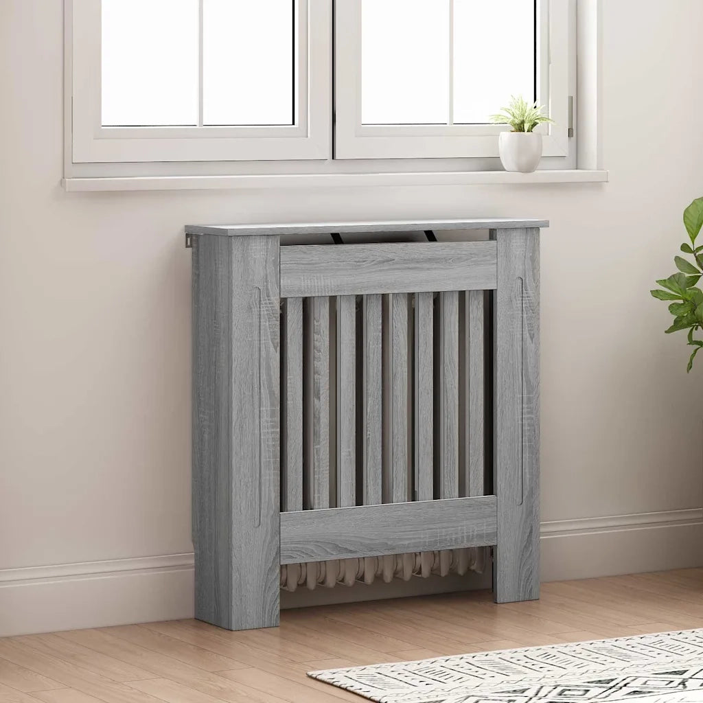 Copertura per radiatori Grigio Sonoma 78 x 19 x 81,5 cm CFW8972538